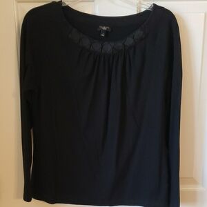 Talbots Women's Black Top Size: LP
